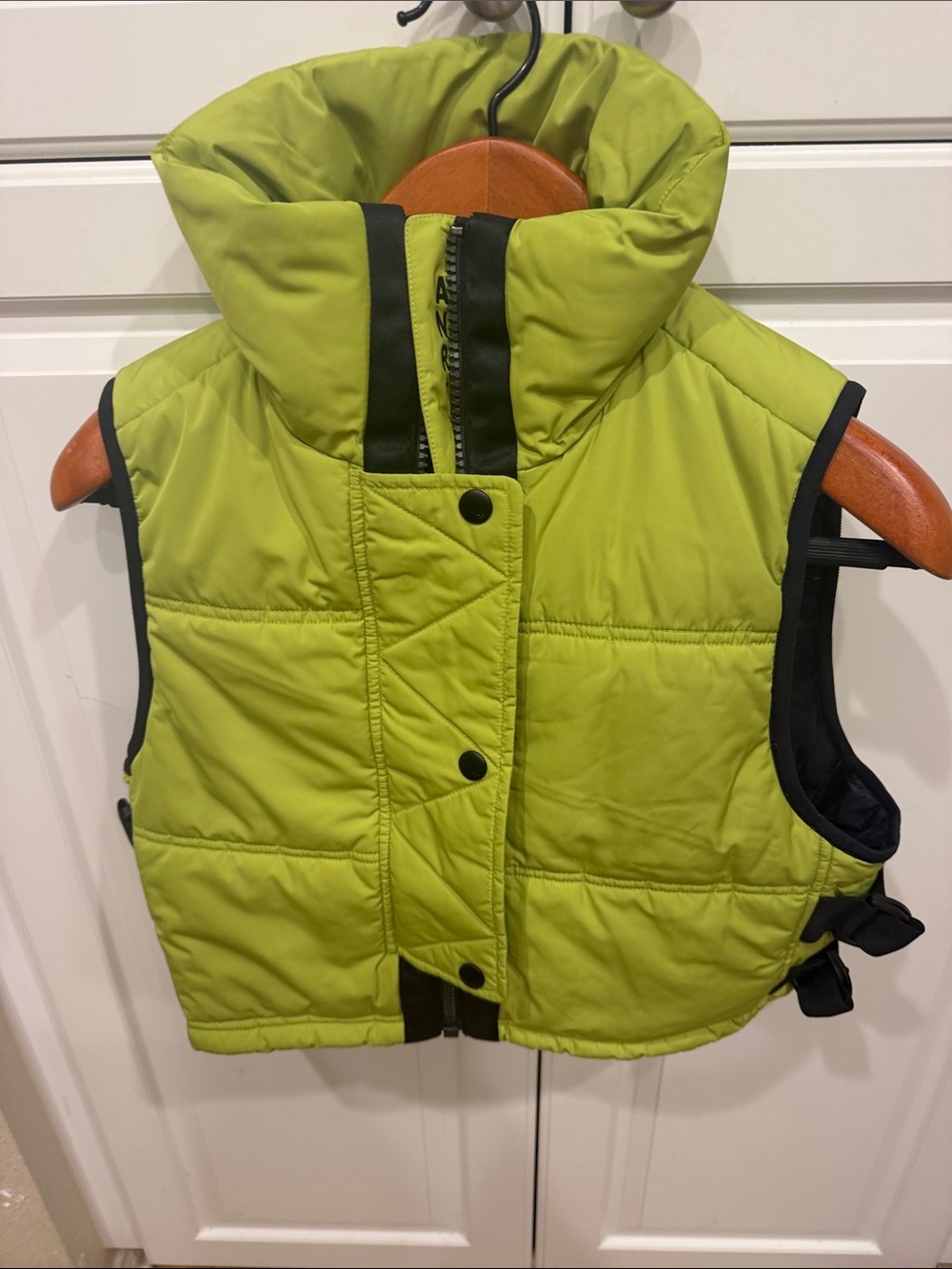 Alp N Rock Citron Quilted Vest with Black Trim
